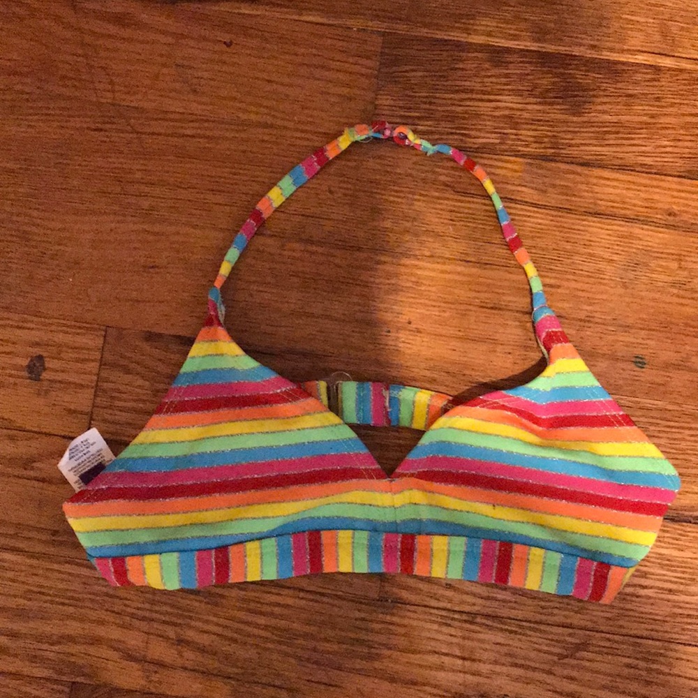 Colorful swim top